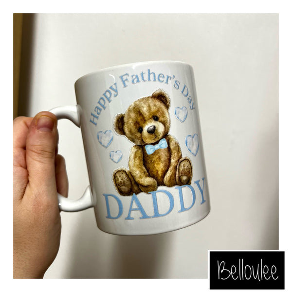 Father’s Day teddy mug