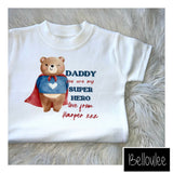 Fathers day superhero bear