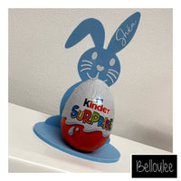 Personalised bunny egg holder