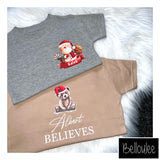 Santa scroll T-shirt