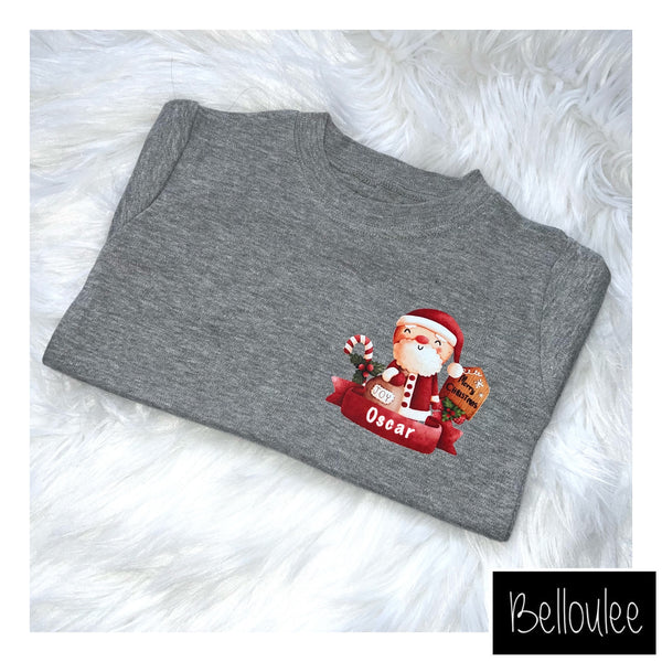 Santa scroll T-shirt