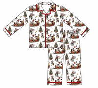 Traditional Christmas Mouse Kids Pyjamas Set