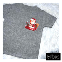 Santa scroll T-shirt