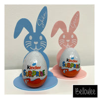 Personalised bunny egg holder