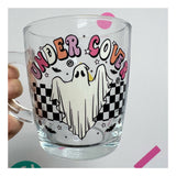 Undercover ghost glass mug