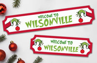 Welcome to ‘….ville’ sign