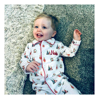 Traditional Christmas rabbits Kids Pyjamas Set