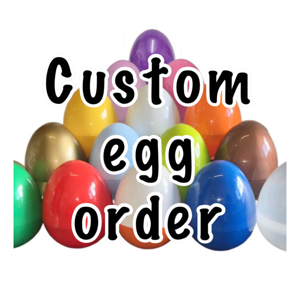 Choose your own custom egg designs (unfilled)