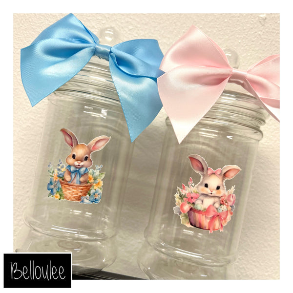 Easter bunny sweet jar