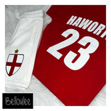 Football shorts and t-shirt set