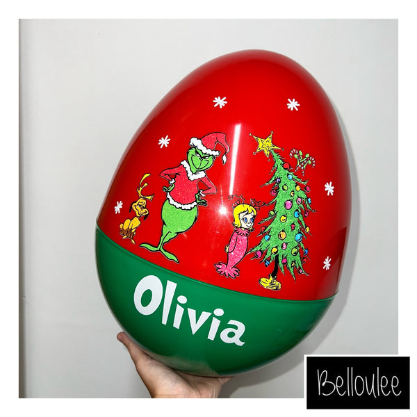 Giant Grinch design egg