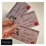 Santa's flying licence