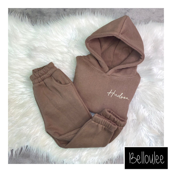 Thick mocha tracksuit