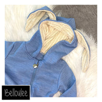 Blue bunny onesie