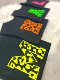 Neon green letter t-shirt