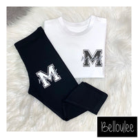 Mono leggings and t-shirt set