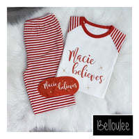 Christmas believe PJ’s