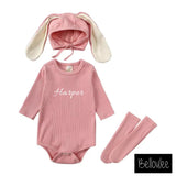 Bunny set in pink