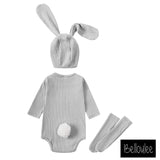 Bunny set in grey