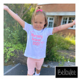 Pink personalised nursery T-shirt